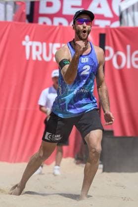 Beach Pro Tour - Elite 16 Espinho, Portugal, 24.05.2024 Clemens Wickler (GER); Beach Pro Tour - Elite 16 Espinho, Espinho am 24.05.2024 Copyright: xBEAUTIFULxSPORTS PeterxWeberx