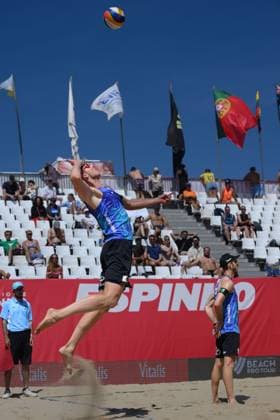 Beach Pro Tour - Elite 16 Espinho, Portugal, 24.05.2024 Nils Ehlers (GER); Beach Pro Tour - Elite 16 Espinho, Espinho am 24.05.2024 Copyright: xBEAUTIFULxSPORTS PeterxWeberx