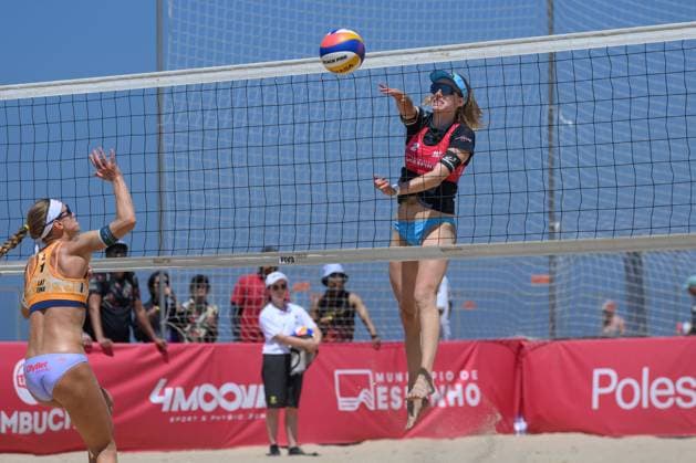 Beach Pro Tour - Elite 16 Espinho, Portugal, 24.05.2024 Nina Brunner (SUI); Beach Pro Tour - Elite 16 Espinho, Espinho am 24.05.2024 Copyright: xBEAUTIFULxSPORTS PeterxWeberx