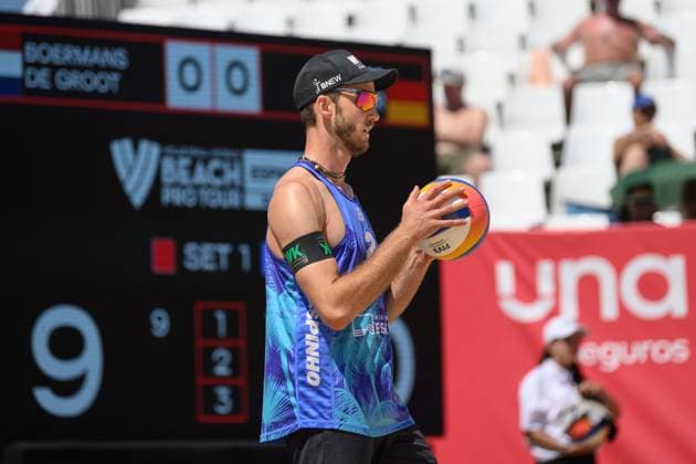 Beach Pro Tour - Elite 16 Espinho, Portugal, 24.05.2024 Clemens Wickler (GER); Beach Pro Tour - Elite 16 Espinho, Espinho am 24.05.2024 Copyright: xBEAUTIFULxSPORTS PeterxWeberx