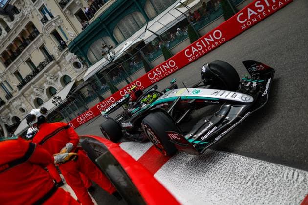 44 Lewis Hamilton (GBR, Mercedes-AMG Petronas F1 Team), F1 Grand Prix of Monaco at Circuit de Monaco on May 24, 2024 in Monte-Carlo, Monaco. (Photo by HOCH ZWEI) Monte-Carlo Monaco