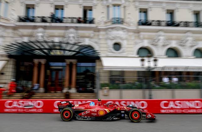 55 Carlos Sainz (ESP, Scuderia Ferrari HP), F1 Grand Prix of Monaco at Circuit de Monaco on May 24, 2024 in Monte-Carlo, Monaco. (Photo by HOCH ZWEI) Monte-Carlo Monaco