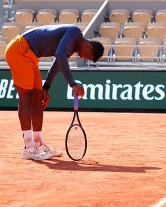 Gael Monfils practices French Open Tennis, Friday Practice and Qualifying, Tennis, Roland Garros, Paris, France - 24 May 2024  Copyright: xJavierxGarcia Shutterstockx 14496645do