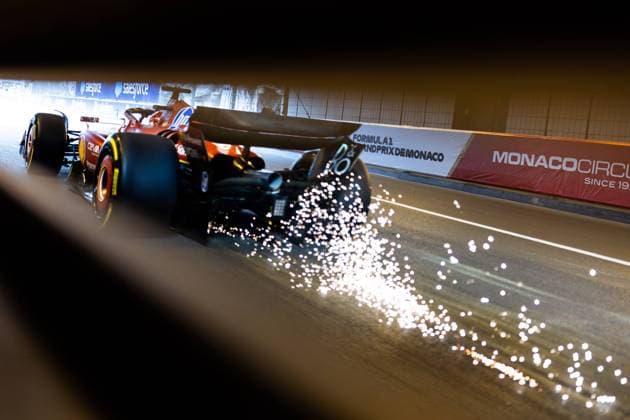 Bilder des Jahres 2024, Sport 05 Mai Sport Themen der Woche KW21 Sport Bilder des Tages Foto IPP Enrico Schiavi Monaco 24-05-2024 Formula 1 F1 Gran Premio di Monaco 2024 FP1 nella foto: Charles Leclerc - Ferrari Monaco italy PRINCIPATO DI MONACO ITALY  Copyright: xR4924_italyphotopressx