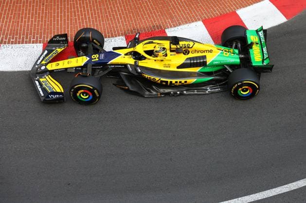 Oscar Piastri of Australia and McLaren in Aktion, Practice, F1 Grand Prix of Monaco, Monaco am 24. May 2024 in Monte Carlo, Monaco. (Foto von Diogo Cardoso DeFodi Images) Oscar Piastri of Australia and McLaren in action, Practice, F1 Grand Prix of Monaco, Monaco on May 24, 2024 in Monte Carlo, Monaco. (Photo by Diogo Cardoso DeFodi Images) Defodi-645_f1mon20240524_1517