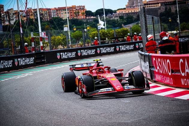 55 Carlos Sainz, (ESP) Scuderia Ferrari during the Monaco GP, 23-26 May 2024 Montecarlo, Formula 1 World Championship, WM, Weltmeisterschaft 2024.  Copyright: xFedericoxBasile IPAxSportx xipa-x xx IPA_46494904 IPA_Agency_IPA46494904