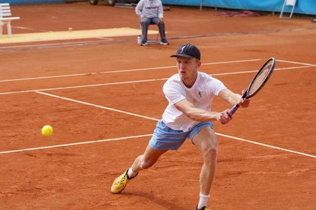 Schwaben Open ATP, Tennis Herren Challenger 2024; Augsburg, 24.05.2024 Johannes Ingildsen (DEN, Dänemark) Schwaben Open 2024, ATP Challenger Tour, Anlage des TC Augsburg am 24.05.2024, Augsburg. Copyright: xBEAUTIFULxSPORTSx Pajonkx