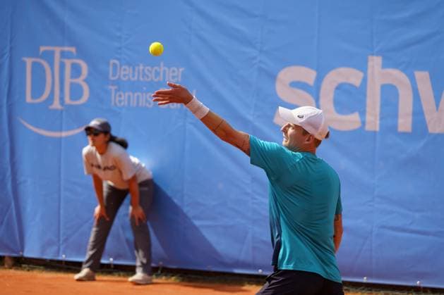 Schwaben Open ATP, Tennis Herren Challenger 2024; Augsburg, 24.05.2024 David Pichler (AUT, Österreich) Schwaben Open 2024, ATP Challenger Tour, Anlage des TC Augsburg am 24.05.2024, Augsburg. Copyright: xBEAUTIFULxSPORTSx Pajonkx