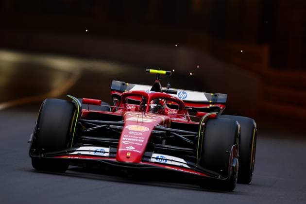 55 Carlos Sainz (ESP, Scuderia Ferrari HP), F1 Grand Prix of Monaco at Circuit de Monaco on May 24, 2024 in Monte-Carlo, Monaco. (Photo by HOCH ZWEI) Monte-Carlo Monaco