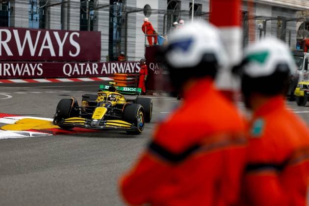 4 Lando Norris (GBR, McLaren Formula 1 Team), F1 Grand Prix of Monaco at Circuit de Monaco on May 24, 2024 in Monte-Carlo, Monaco. (Photo by HOCH ZWEI) Monte-Carlo Monaco