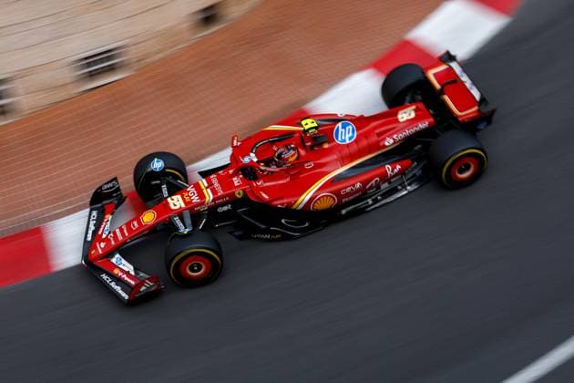 55 Carlos Sainz (ESP, Scuderia Ferrari HP), F1 Grand Prix of Monaco at Circuit de Monaco on May 24, 2024 in Monte-Carlo, Monaco. (Photo by HOCH ZWEI) Monte-Carlo Monaco