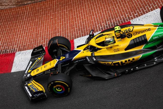 4 Lando Norris (GBR, McLaren Formula 1 Team), F1 Grand Prix of Monaco at Circuit de Monaco on May 24, 2024 in Monte-Carlo, Monaco. (Photo by HOCH ZWEI) Monte-Carlo Monaco