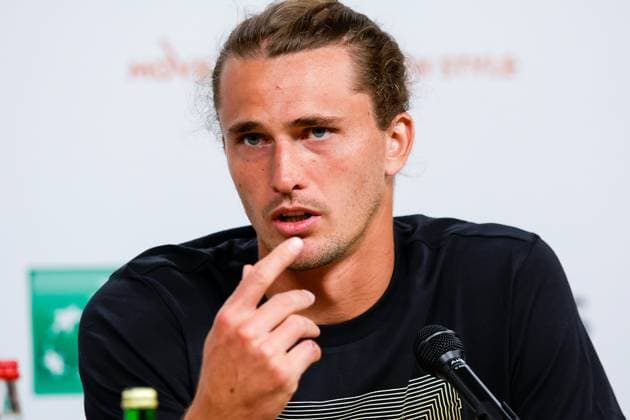 24.05.2024, Tennis, French Open 2024 Roland-Garros, FRA, Paris, Bild: v. li., Pressekonferenz mit Alexander Zverev (GER) Copyright: HMBxMedia AntonioxBorga