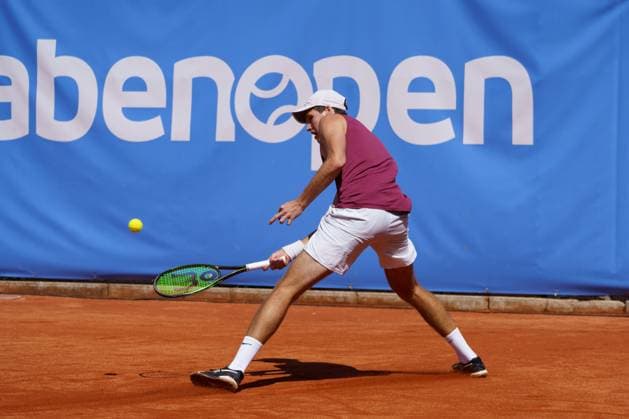 Schwaben Open ATP, Tennis Herren Challenger 2024; Augsburg, 25.05.2024 Mark Wallner (GER, Deutschland) im Doppel-Finale der Schwaben Open 2024 Schwaben Open 2024, ATP Challenger Tour, Anlage des TC Augsburg am 25.05.2024, Augsburg. Copyright: xBEAUTIFULxSPORTSx Pajonkx