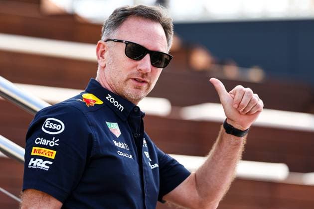Christian Horner gestikuliert, Gestik, Qualifying, F1 Grand Prix of Monaco, Monaco am 25. May 2024 in Monte Carlo, Monaco. (Foto von Diogo Cardoso DeFodi Images) Christian Horner gestures arriving in the paddock, Qualifying, F1 Grand Prix of Monaco, Monaco on May 25, 2024 in Monte Carlo, Monaco. (Photo by Diogo Cardoso DeFodi Images) Defodi-645_f1mon20240525_0216