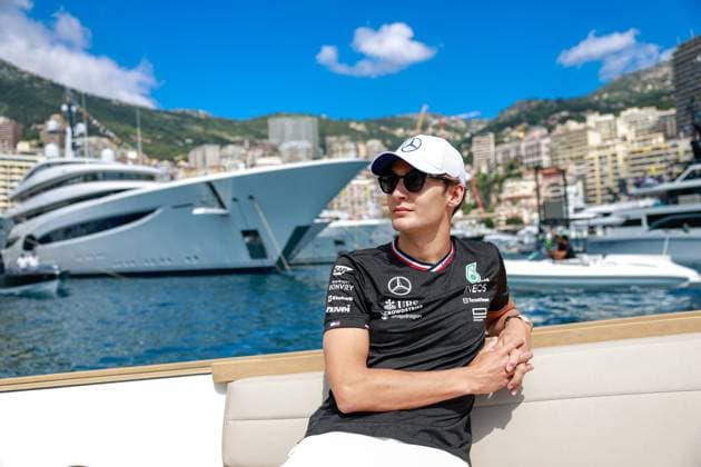 63 George Russell (GBR, Mercedes-AMG Petronas F1 Team), F1 Grand Prix of Monaco at Circuit de Monaco on May 25, 2024 in Monte-Carlo, Monaco. (Photo by HOCH ZWEI) Monte-Carlo Monaco