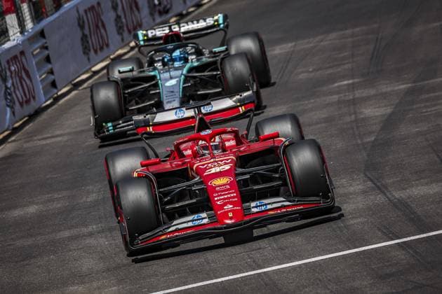 16 LECLERC Charles (mco), Scuderia Ferrari SF-24, action during the Formula 1 Grand Prix de Monaco 2024, 8th round of the 2024 Formula One World Championship, WM, Weltmeisterschaft from May 23 to 26, 2024 on the Circuit de Monaco, in Monaco - F1 - MONACO GRAND PRIX 2024 DPPI Panoramic  240525_R08_MONACO_DP_EA016253