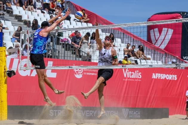 Beach Pro Tour - Elite 16 Espinho, Portugal, 25.05.2024 Nils Ehlers (GER); Beach Pro Tour - Elite 16 Espinho, Espinho am 25.05.2024 Copyright: xBEAUTIFULxSPORTS PeterxWeberx