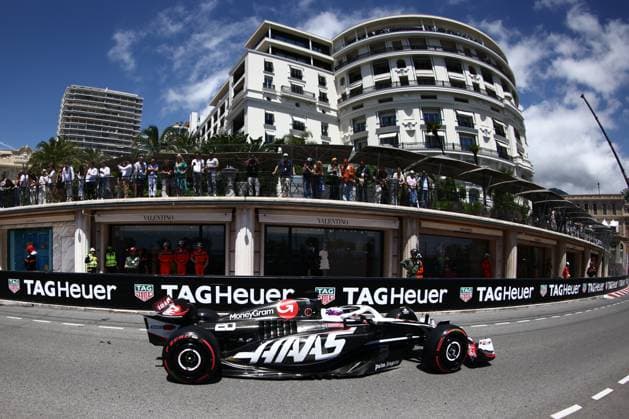 F1 Grand Prix Of Monaco 2024 Practice 3 Kevin Magnussen of Haas during third practice ahead of the Formula 1 Grand Prix of Monaco at Circuit de Monaco in Monaco on May 25, 2024. Monaco Monaco  Copyright: xJakubxPorzyckix originalFilename:porzycki-f1grandp240525_np5xw.jpg