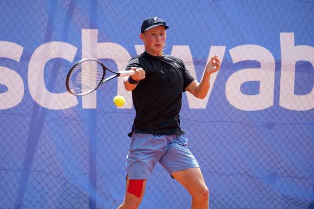 Schwaben Open ATP, Tennis Herren Challenger 2024; Augsburg, 25.05.2024 Elmer Moller (DEN, Dänemark) im Einzel-Finale der Schwaben Open 2024 Schwaben Open 2024, ATP Challenger Tour, Anlage des TC Augsburg am 25.05.2024, Augsburg. Copyright: xBEAUTIFULxSPORTSx Pajonkx
