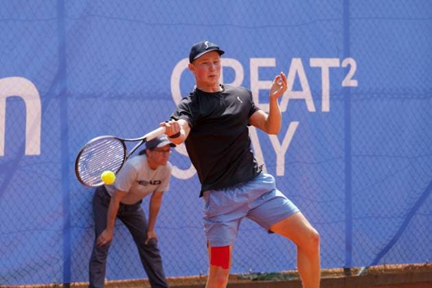 Schwaben Open ATP, Tennis Herren Challenger 2024; Augsburg, 25.05.2024 Elmer Moller (DEN, Dänemark) im Einzel-Finale der Schwaben Open 2024 Schwaben Open 2024, ATP Challenger Tour, Anlage des TC Augsburg am 25.05.2024, Augsburg. Copyright: xBEAUTIFULxSPORTSx Pajonkx