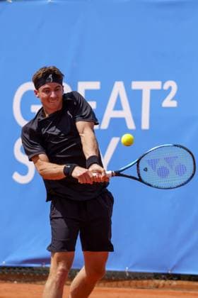 Schwaben Open ATP, Tennis Herren Challenger 2024; Augsburg, 25.05.2024 Timofey Skatov (KAZ, Kasachstan) im Einzel-Finale der Schwaben Open 2024 Schwaben Open 2024, ATP Challenger Tour, Anlage des TC Augsburg am 25.05.2024, Augsburg. Copyright: xBEAUTIFULxSPORTSx Pajonkx