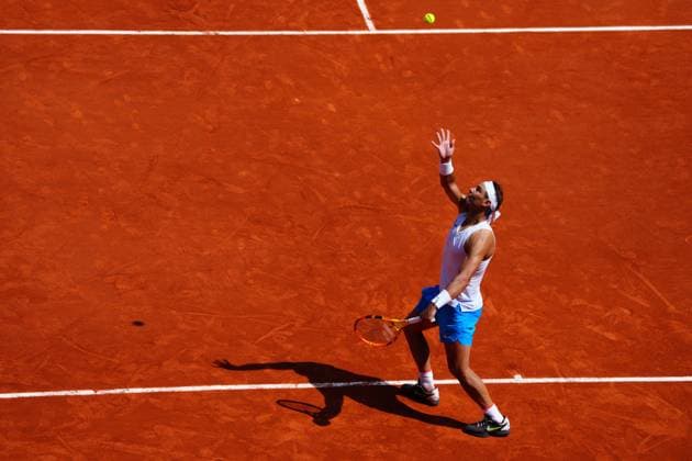 Rafa Nadal practices on Suzanne Lenglen Court French Open Tennis, Saturday Practice and Qualifying, Tennis, Roland Garros, Paris, France - 25 May 2024  Copyright: xJavierxGarcia Shutterstockx 14496646ay