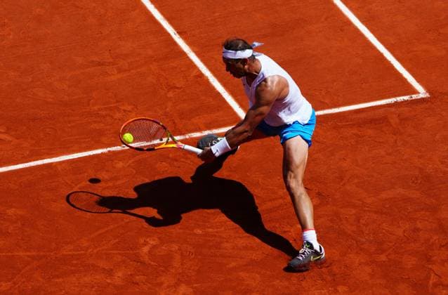 Rafa Nadal practices on Suzanne Lenglen Court French Open Tennis, Saturday Practice and Qualifying, Tennis, Roland Garros, Paris, France - 25 May 2024  Copyright: xJavierxGarcia Shutterstockx 14496646ah