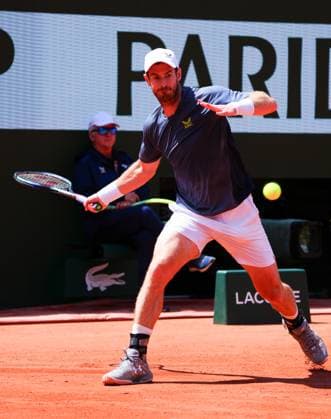 Andy Murray practices on Philippe Chatrier Court French Open Tennis, Saturday Practice and Qualifying, Tennis, Roland Garros, Paris, France - 25 May 2024  Copyright: xJavierxGarcia Shutterstockx 14496646cu