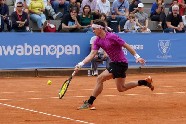 Schwaben Open ATP, Tennis Herren Challenger 2024; Augsburg, 25.05.2024 Timofey Skatov (KAZ, Kasachstan) im Einzel-Finale der Schwaben Open 2024 Schwaben Open 2024, ATP Challenger Tour, Anlage des TC Augsburg am 25.05.2024, Augsburg. Copyright: xBEAUTIFULxSPORTSx Pajonkx