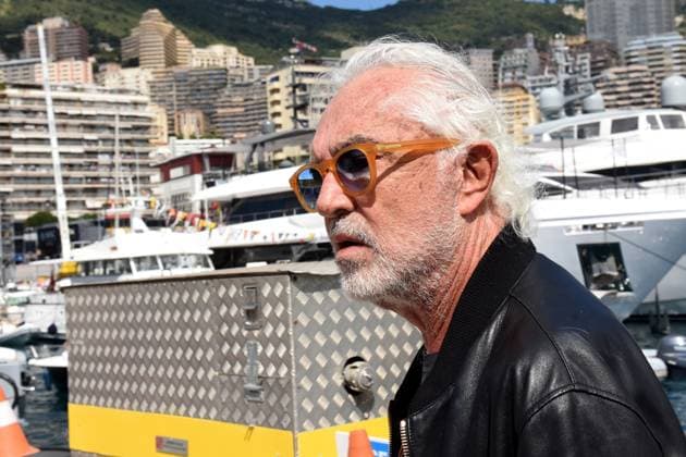 25.05.2024, xrarjax, Motorsport FIA Formel 1, Großer Preis von Monaco 2024 emspor, v.l. Ankunft Flavio Briatore Monte Carlo