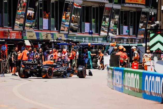 FORMULA 1 GRAND PRIX DE MONACO SPORTPIXPRESS MAXPPP - MONACO 25 05 2024 FORMULA 1 GRAND PRIX DE MONACO verstappen (max) - (red bull racing) leaves a pitlane during the free practice session 3 MONACO CIRCUIT DE MONACO MONACO  Copyright: xMAXPPPxSPORTPIXPRESSx HD8124 HD8124