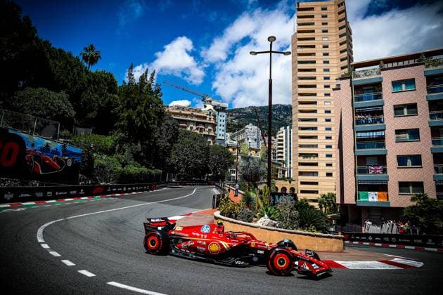 55 Carlos Sainz, (ESP) Scuderia Ferrari during the Monaco GP, 23-26 May 2024 Montecarlo, Formula 1 World Championship, WM, Weltmeisterschaft 2024.  Copyright: xFedericoxBasile IPAxSportx xipa-x xx IPA_46522623 IPA_Agency_IPA46522623