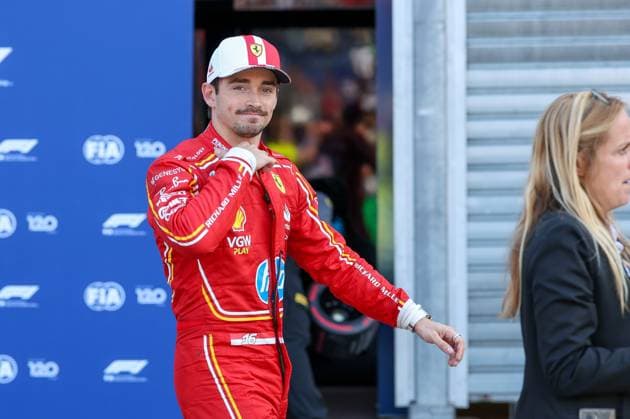 Sieger des Qualifying, Pole Position, Charles Leclerc (Scuderia Ferrari HP), Qualifying, Grosser Preis von Monaco, Motorsport, Herren, Formel 1, 25.05.2024 Monte Carlo Monaco MCO