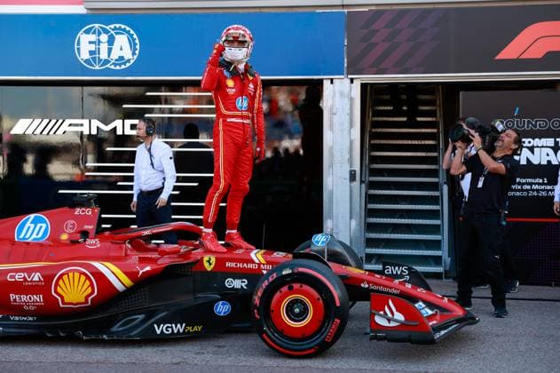 16 Charles Leclerc (MCO, Scuderia Ferrari HP), F1 Grand Prix of Monaco at Circuit de Monaco on May 25, 2024 in Monte-Carlo, Monaco. (Photo by HOCH ZWEI) Monte-Carlo Monaco