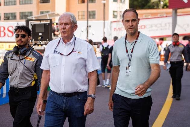 Olaf Mintzlaff und Dr. Helmut Marko, Grosser Preis von Monaco, Motorsport, Formel 1, Saison 2023, 25.05.2024 Grosser Preis von Monaco, Motorsport, Formel 1, Saison 2023, 25.05.2024 Monte Carlo Copyright: xEibner-Pressefoto AlexanderxNeisx EP_ANS