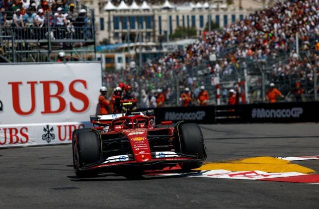 55 Carlos Sainz (ESP, Scuderia Ferrari HP), F1 Grand Prix of Monaco at Circuit de Monaco on May 25, 2024 in Monte-Carlo, Monaco. (Photo by HOCH ZWEI) Monte-Carlo Monaco