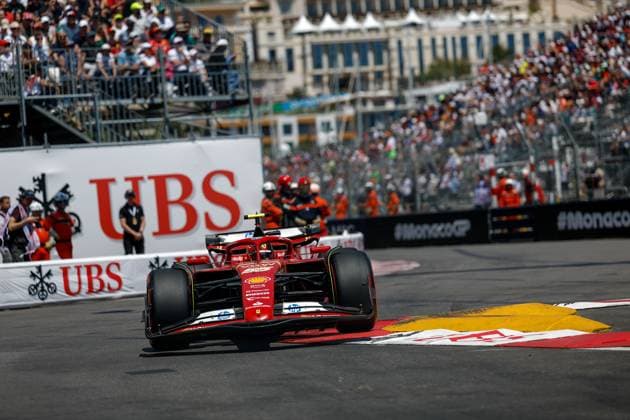 55 Carlos Sainz (ESP, Scuderia Ferrari HP), F1 Grand Prix of Monaco at Circuit de Monaco on May 25, 2024 in Monte-Carlo, Monaco. (Photo by HOCH ZWEI) Monte-Carlo Monaco