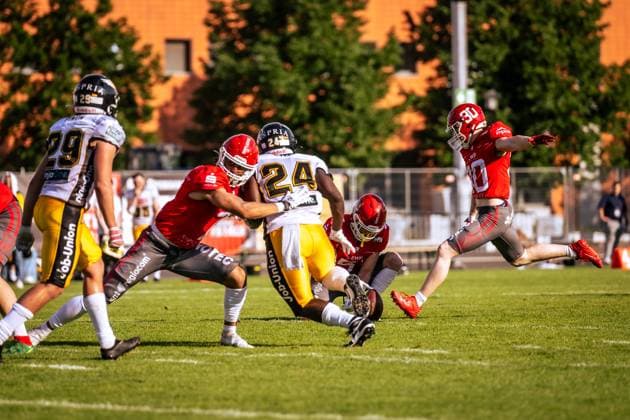 GFL German Football League; Potsdam Royals - Berlin Adler GFL German Football League; Potsdam Royals - Berlin Adler Copyright: xBEAUTIFULxSPORTS NicolxMarschallx
