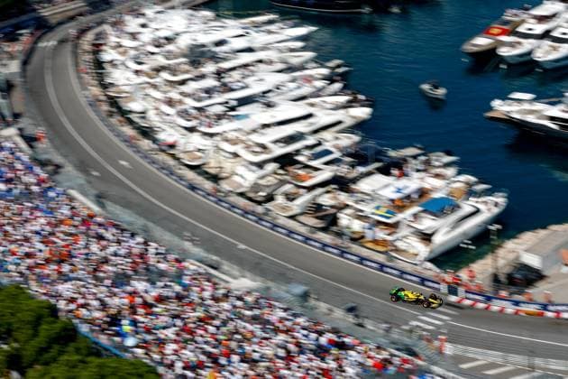 4 Lando Norris (GBR, McLaren Formula 1 Team), F1 Grand Prix of Monaco at Circuit de Monaco on May 25, 2024 in Monte-Carlo, Monaco. (Photo by HOCH ZWEI) Monte-Carlo Monaco