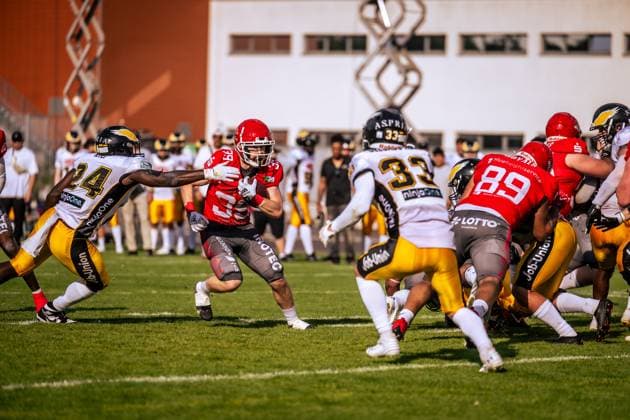 GFL German Football League; Potsdam Royals - Berlin Adler GFL German Football League; Potsdam Royals - Berlin Adler Copyright: xBEAUTIFULxSPORTS NicolxMarschallx