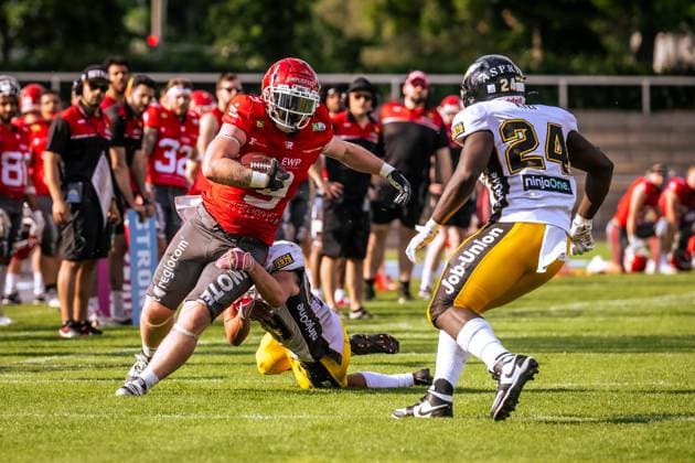 GFL German Football League; Potsdam Royals - Berlin Adler GFL German Football League; Potsdam Royals - Berlin Adler Copyright: xBEAUTIFULxSPORTS NicolxMarschallx