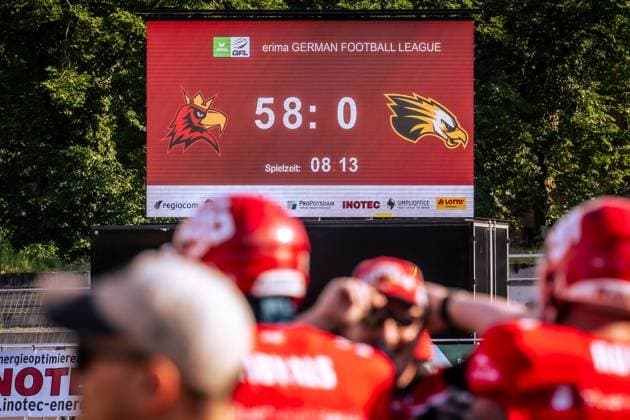 GFL German Football League; Potsdam Royals - Berlin Adler GFL German Football League; Potsdam Royals - Berlin Adler Copyright: xBEAUTIFULxSPORTS NicolxMarschallx