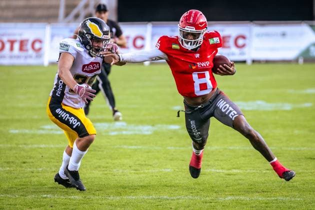 Sport Bilder des Tages GFL German Football League; Potsdam Royals - Berlin Adler GFL German Football League; Potsdam Royals - Berlin Adler Copyright: xBEAUTIFULxSPORTS NicolxMarschallx