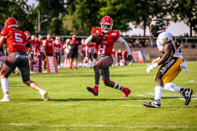 GFL German Football League; Potsdam Royals - Berlin Adler GFL German Football League; Potsdam Royals - Berlin Adler Copyright: xBEAUTIFULxSPORTS NicolxMarschallx