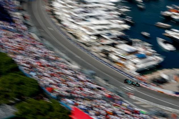 18 Lance Stroll (CAN, Aston Martin Aramco F1 Team), F1 Grand Prix of Monaco at Circuit de Monaco on May 25, 2024 in Monte-Carlo, Monaco. (Photo by HOCH ZWEI) Monte-Carlo Monaco