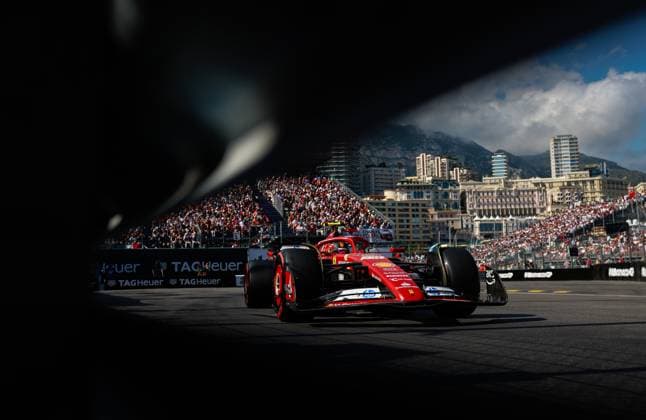 55 Carlos Sainz (ESP, Scuderia Ferrari HP), F1 Grand Prix of Monaco at Circuit de Monaco on May 25, 2024 in Monte-Carlo, Monaco. (Photo by HOCH ZWEI) Monte-Carlo Monaco