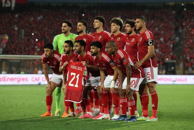 CAIRO, EGYPT - MAY 25: team photo of Al Ahly during the CAF Champions League Final Second Leg match between Al Ahly and Esperance Sportive Tunis at Cairo International Stadium on May 25, 2024 in Cairo, Al Ahly v Esperance Sportive Tunis: Final Second Leg - CAF Champions League Copyright: xPhotoxbyxM.Bayoumy SFSIx