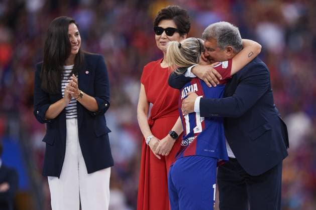 of Olympique Lyonnais during the UEFA Women s Champions League 2023 24 Final match between FC Barcelona, Barca and Olympique Lyonnais at San Mames Stadium on May 25, 2024 in Bilbao, Spain. (Photo by: LGM) FOOTBALL FEMININ : FC Barcelone vs Olympique Lyonnais - UEFA Ligue des Champions UWCL - Finale - 25 05 2024 LGM Panoramic 