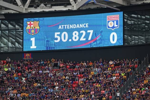 FC Barcelone vs Lyon PHOTOPQR LE PROGRES Frédéric CHAMBERT - Bilbao 25 05 2024 - FC Barcelone vs Lyon - Finale Women s Champions League - 25 05 2024 -Plus de 50000 spectateurs ont assisté à cette finale Bilbao France  Copyright: xPHOTOPQR LExPROGRES MAXPPPxFrédéricxCHAMBERTx 20240525LPL9156 20240525LPL9156